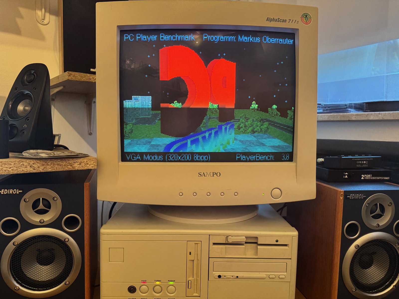 PC Player Benchmark in VGA mode PC Player Benchmark in VGA mode