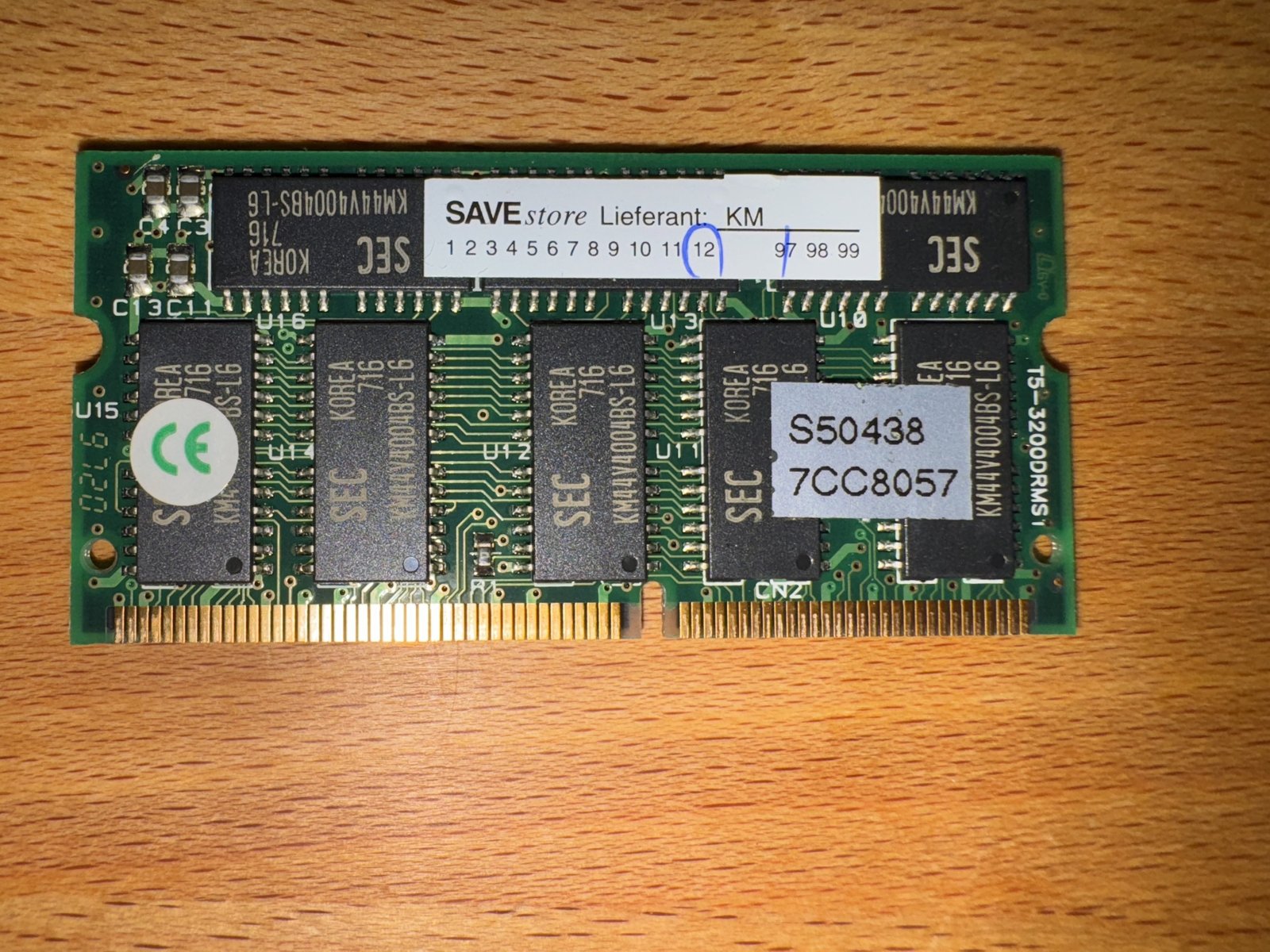 The original RAM module