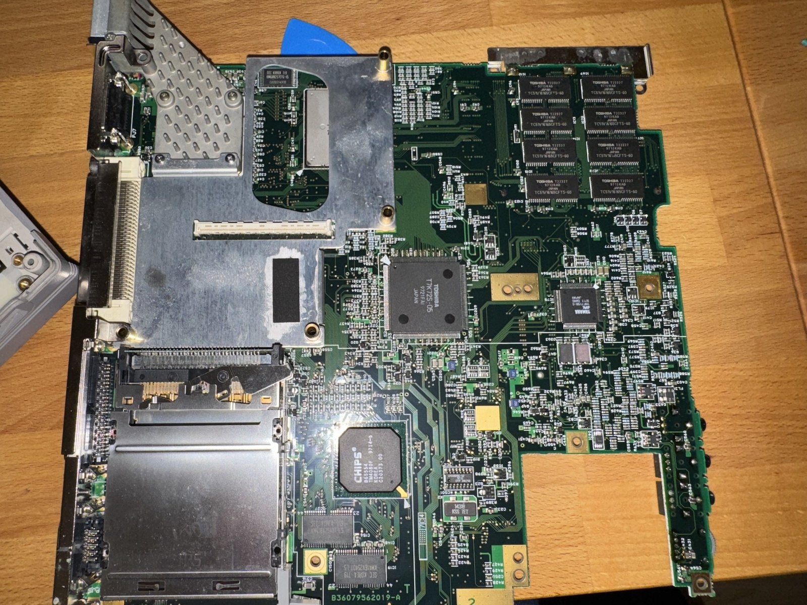 The mainboard - bottom side