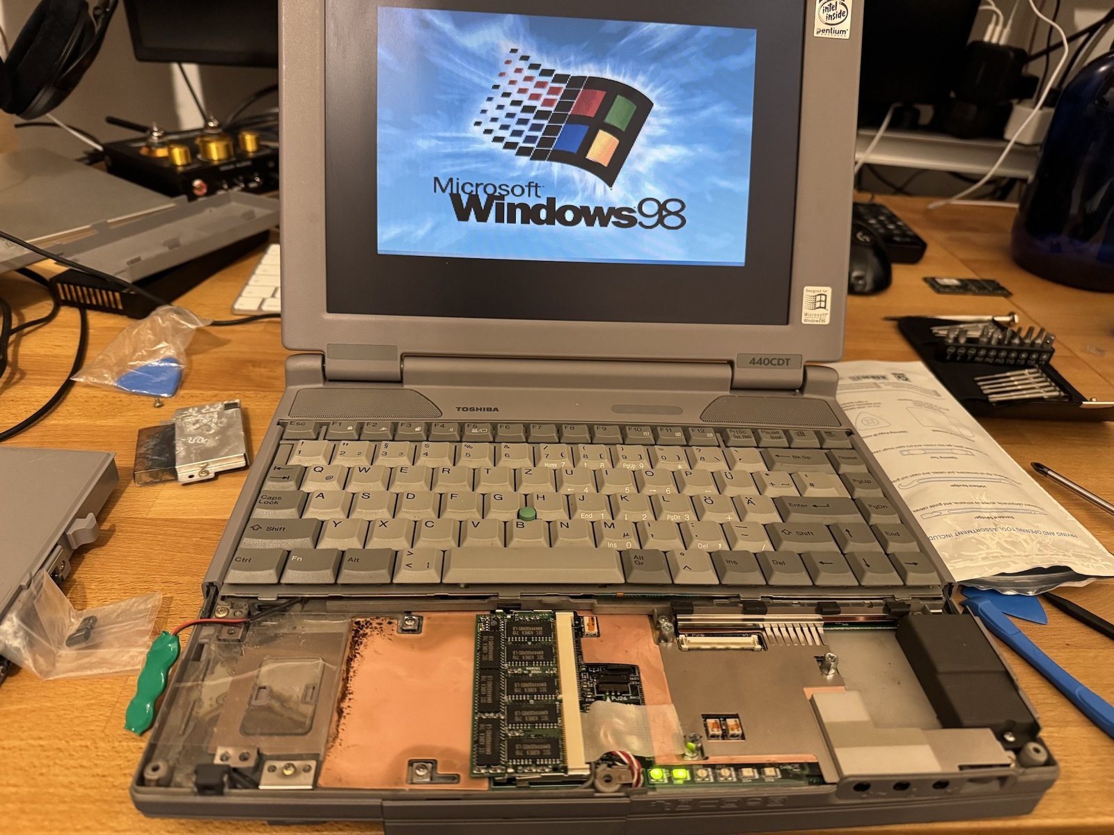 Booting again with the original module