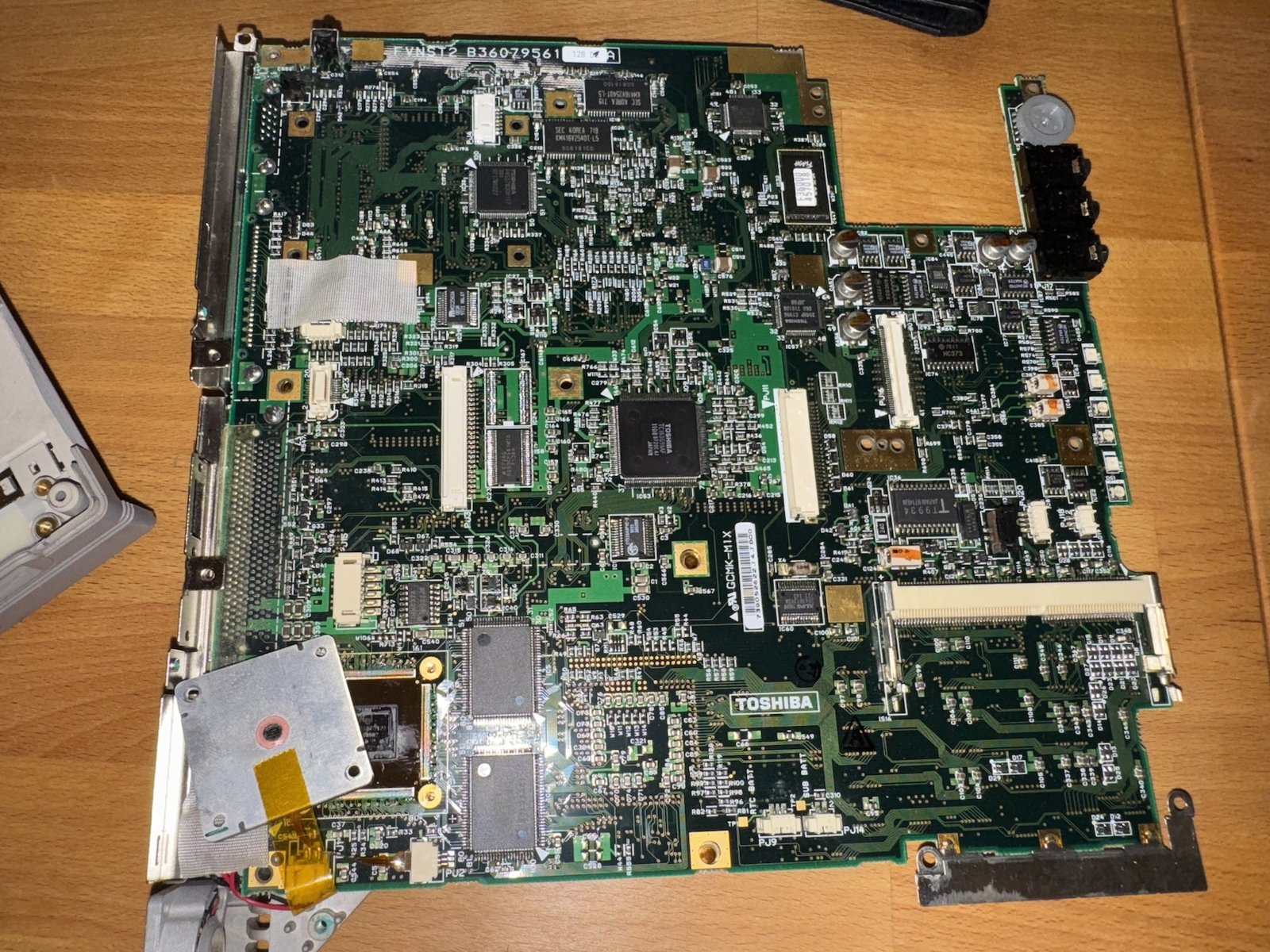 The mainboard - top side