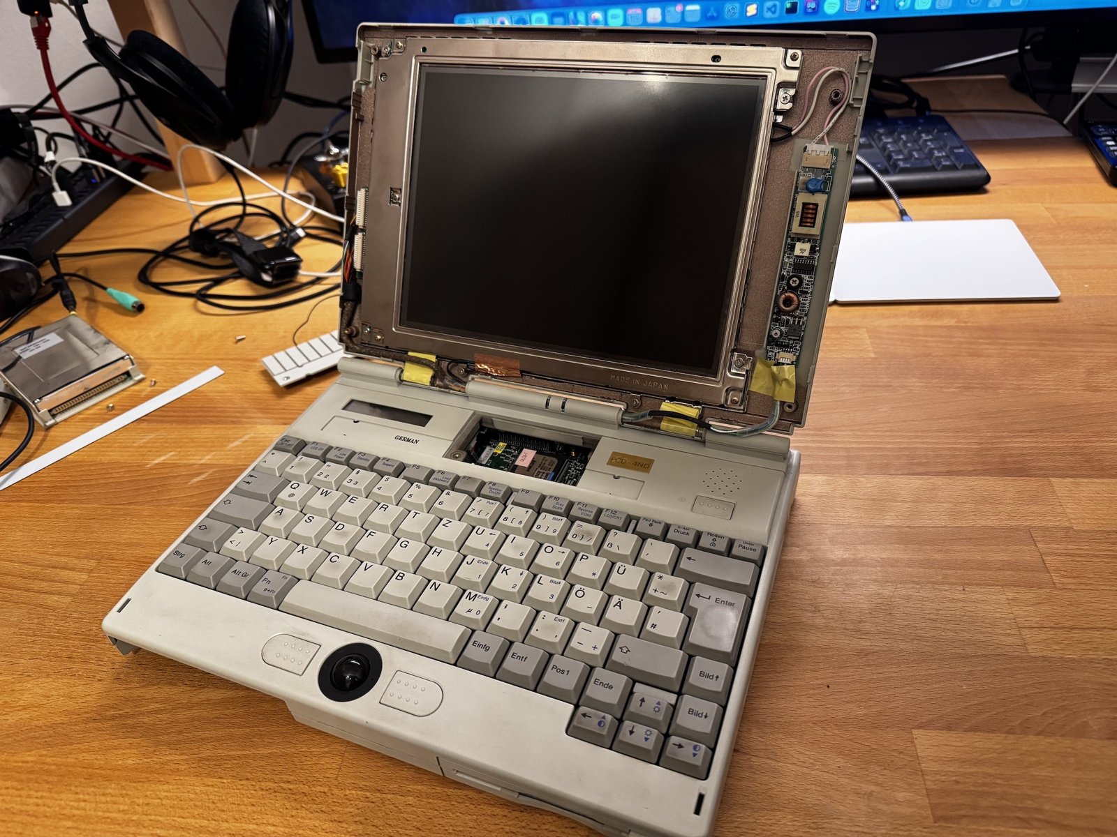 The PCD 4ND with a working display The PCD 4ND with a working display