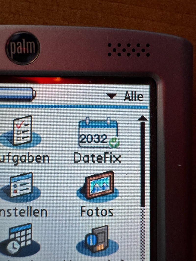 The icon on a Tungsten T3 (double density)