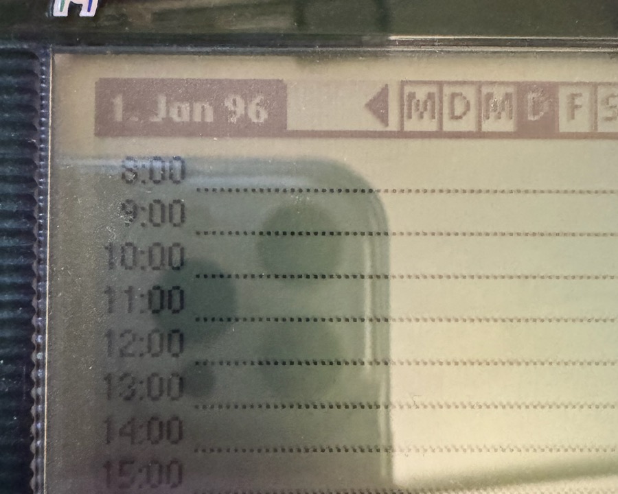 Date Book+ on the Visor with an early DateFix build: 
