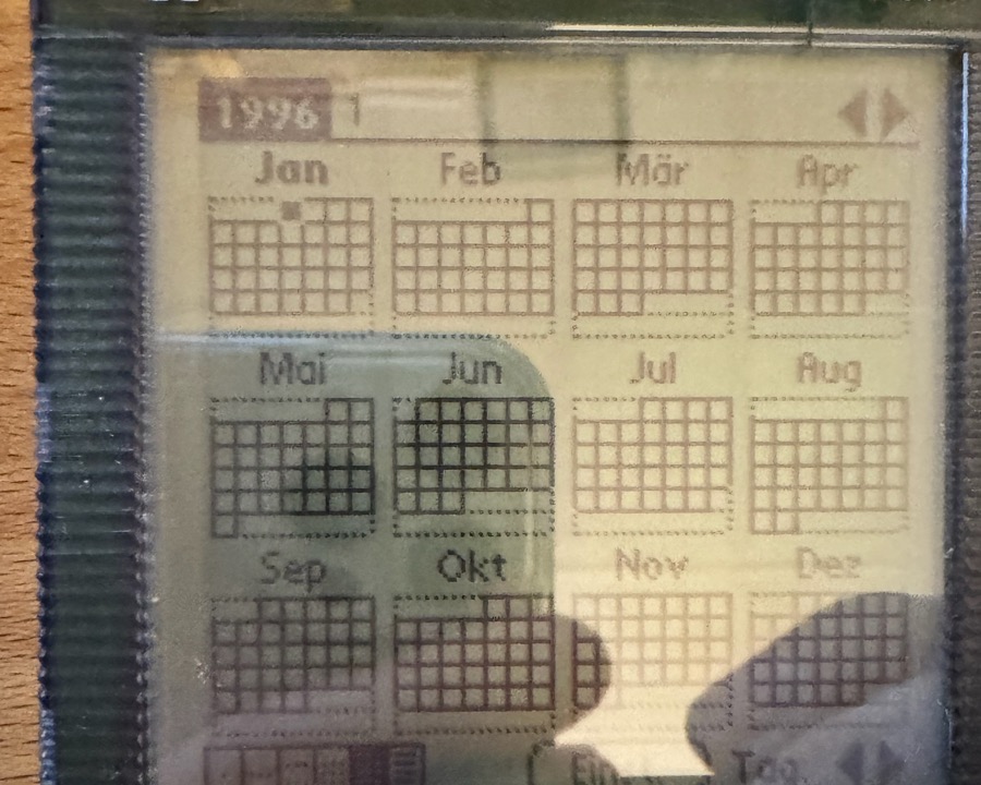 Year view: 