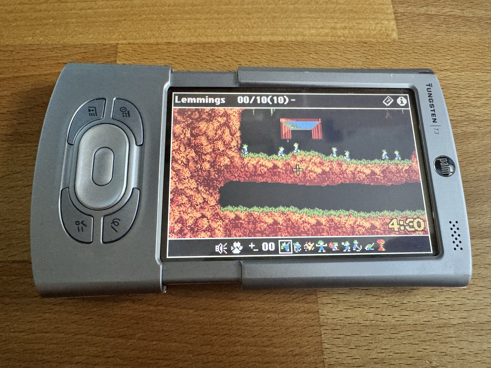 Lemmings in HiRes+ on the Tungsten T3